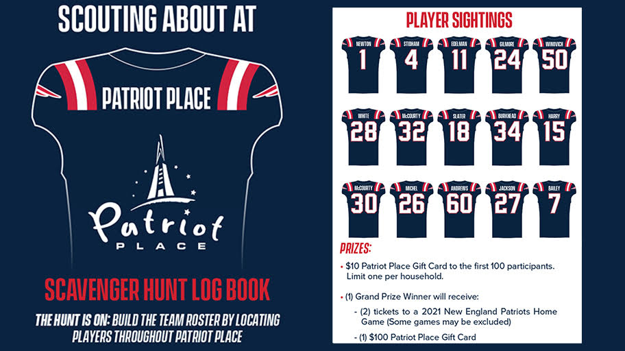 New England Patriots Game Ticket Gift Voucher